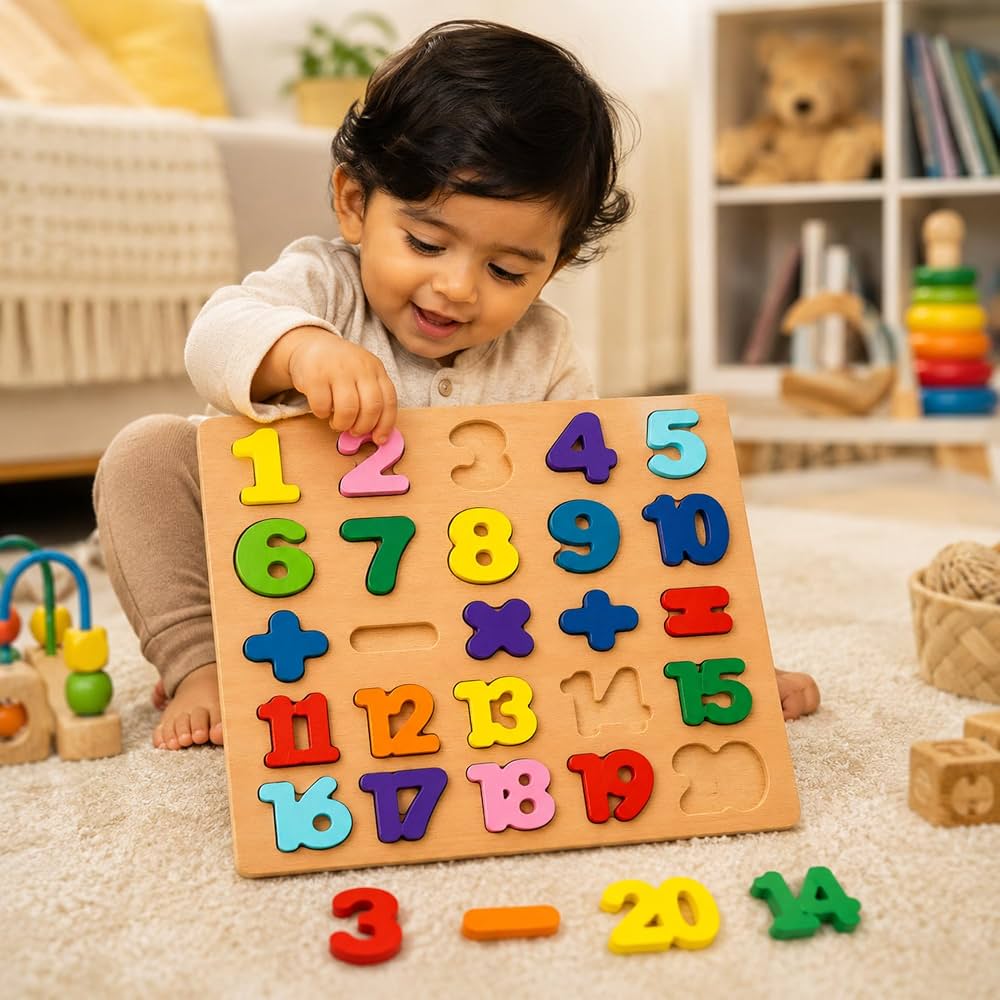 Wooden learning board